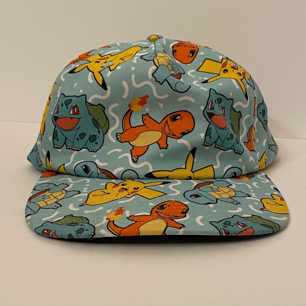 Pokémon Flat Brim Snap Back Hat